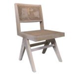 Βρες το Καρέκλα Επαγγελματική ArteLibre LAPETUS Sonoma Ξύλο/Rattan 51x44x86cm σε μοναδική τιμή στο clickforshop.gr