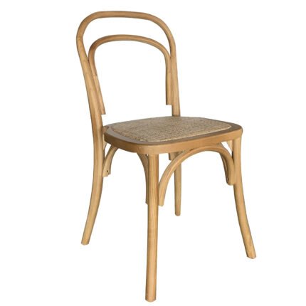 Βρες το Καρέκλα Επαγγελματική ArteLibre LETO Φυσικό Ξύλο/Rattan 45x45x89cm σε μοναδική τιμή στο clickforshop.gr