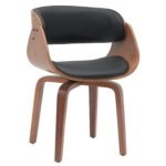 Βρες το Πολυθρόνα Τραπεζαρίας ArteLibre GUNNAR Μαύρο/Καφέ Ξύλο/PU 51x53x75cm σε μοναδική τιμή στο clickforshop.gr