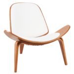 Βρες το Πολυθρόνα ArteLibre THALOR Λευκό/Καφέ Ξύλο/PU 90x76.5x74.5cm σε μοναδική τιμή στο clickforshop.gr