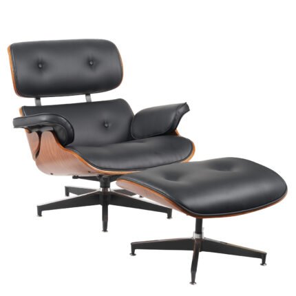 Βρες το Πολυθρόνα Relax ArteLibre MIREN Με Υποπόδιο Μαύρο/Καφέ Ξύλο/PU 82x92x78cm σε μοναδική τιμή στο clickforshop.gr