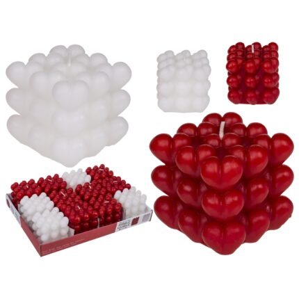 Βρες το Κερί Καρδιές 6cm Σε 2 Χρώματα σε μοναδική τιμή στο clickforshop.gr