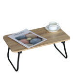 Βρες το Βοηθητικό Τραπεζάκι ArteLibre BALLARD Πτυσσόμενο Δρυς/Μαύρο Μοριοσανίδα/Μέταλλο 53x30x22cm σε μοναδική τιμή στο clickforshop.gr