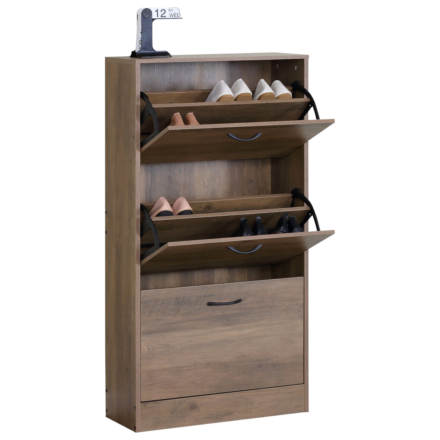 Παπουτσοθήκη ArteLibre BRANTLEY WALNUT Μοριοσανίδα 60x24x116cm Βρες το Παπουτσοθήκη ArteLibre BRANTLEY WALNUT Μοριοσανίδα 60x24x116cm σε μοναδική τιμή στο clickforshop.gr