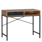 Βρες το Γραφείο ArteLibre FENWICK Δρυς/Μαύρο Μοριοσανίδα/Μέταλλο 98x48x76.3cm σε μοναδική τιμή στο clickforshop.gr