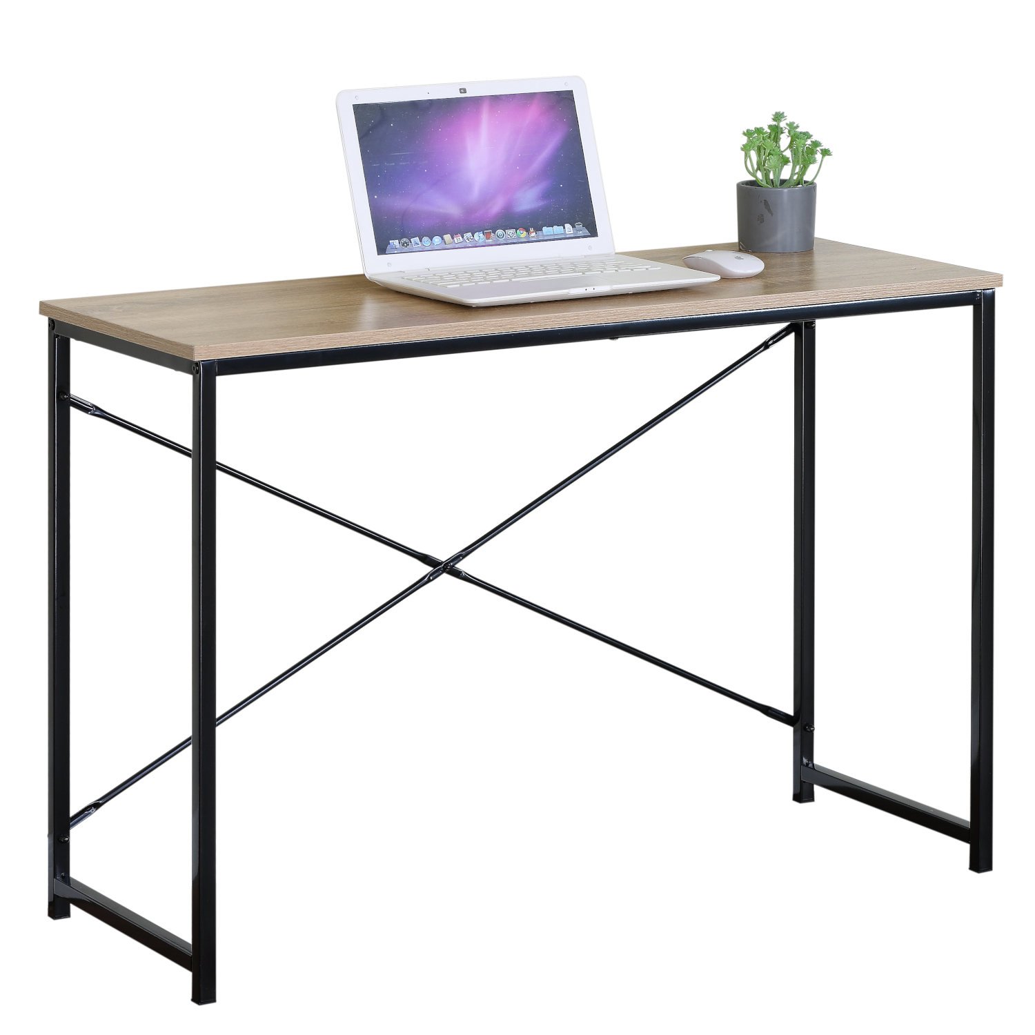 Γραφείο ArteLibre HALDEN Δρυς/Μαύρο Μοριοσανίδα/Μέταλλο 100x40x70cm Βρες το Γραφείο ArteLibre HALDEN Δρυς/Μαύρο Μοριοσανίδα/Μέταλλο 100x40x70cm σε μοναδική τιμή στο clickforshop.gr