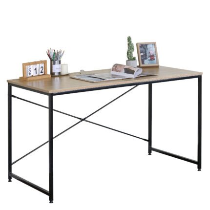 Βρες το Γραφείο ArteLibre IVERTON Δρυς/Μαύρο Μοριοσανίδα/Μέταλλο 120x60x70cm σε μοναδική τιμή στο clickforshop.gr