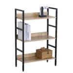 Βρες το Ραφιέρα ArteLibre MARWOOD Δρυς/Μαύρο Μοριοσανίδα/Μέταλλο 60x27.6x93cm σε μοναδική τιμή στο clickforshop.gr