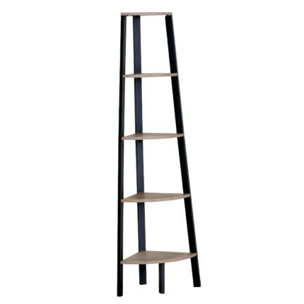 Βρες το Βιβλιοθήκη ArteLibre PENDRYN Δρυς/Μαύρο Μοριοσανίδα/Μέταλλο 53.4x37.8x160.3cm σε μοναδική τιμή στο clickforshop.gr