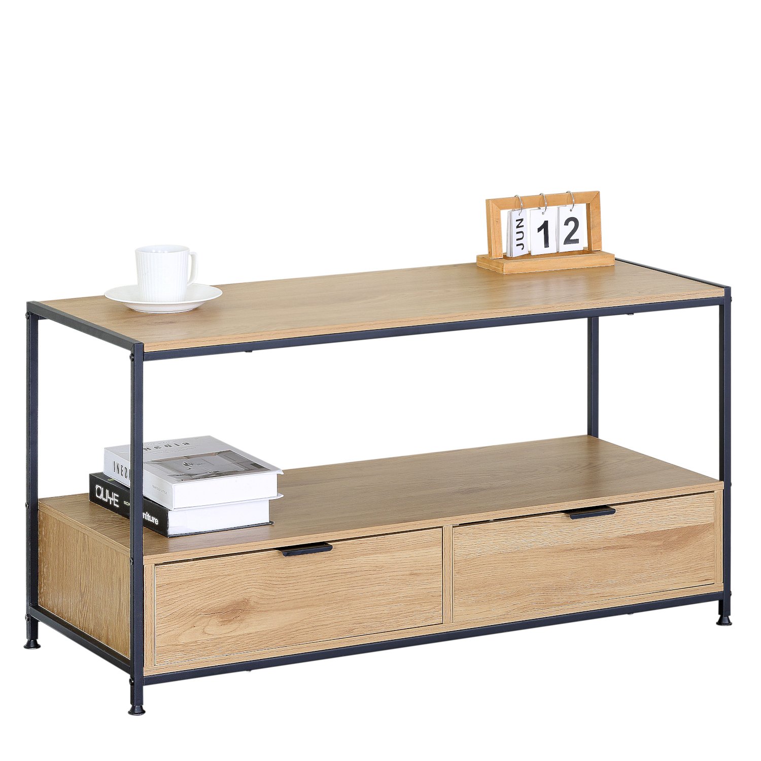 Τραπεζάκι Σαλονιού ArteLibre WEXLEY Δρυς/Μαύρο Μοριοσανίδα/Μέταλλο 100x40x50cm Βρες το Τραπεζάκι Σαλονιού ArteLibre WEXLEY Δρυς/Μαύρο Μοριοσανίδα/Μέταλλο 100x40x50cm σε μοναδική τιμή στο clickforshop.gr