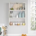 Ράφι Τοίχου ArteLibre EARLS Λευκό Με Εφέ Μάρμαρο Μοριοσανίδα 43.2x9x60cm - Image 2