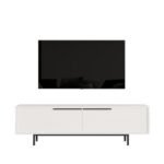 Βρες το Έπιπλο Τηλεόρασης ArteLibre FINCHLEY Λευκό Μοριοσανίδα/Μέταλλο 160x35.5x45.1cm σε μοναδική τιμή στο clickforshop.gr