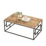 Βρες το Τραπεζάκι Σαλονιού ArteLibre KINROSS Πεύκο/Ανθρακί Μοριοσανίδα/Μέταλλο 100x60x40cm σε μοναδική τιμή στο clickforshop.gr