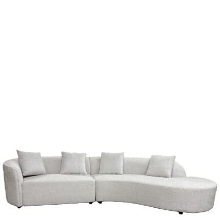 Βρες το Καναπές MONTARO ArteLibre Γκρι Ανοιχτό Ύφασμα 140x105x65cm/206x124x68cm σε μοναδική τιμή στο clickforshop.gr