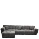Βρες το Καναπές Γωνιακός ArteLibre ORVELLA Γκρι Ύφασμα 363x194x80cm σε μοναδική τιμή στο clickforshop.gr