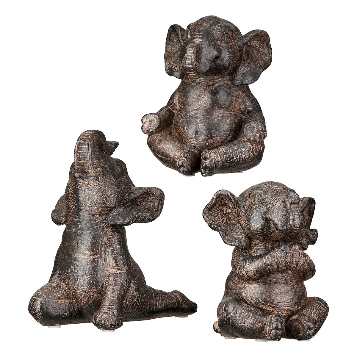 Figure Elephant Synthetic Resin Brown Ποικιλία 3 φορές 10X15X16Cm 10X15X16Cm Βρες το Figure Elephant Synthetic Resin Brown Ποικιλία 3 φορές 10X15X16Cm 10X15X16Cm σε μοναδική τιμή στο clickforshop.gr