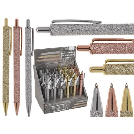 Βρες το Στυλό Glitter Πλαστικό 15cm Σε 3 Χρώματα σε μοναδική τιμή στο clickforshop.gr