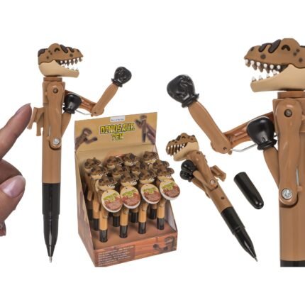 Βρες το Στυλό Δεινόσαυρος Μποξέρ Με Μηχανισμό Καφέ Πλαστικό 19cm Σε 2 Σχέδια σε μοναδική τιμή στο clickforshop.gr