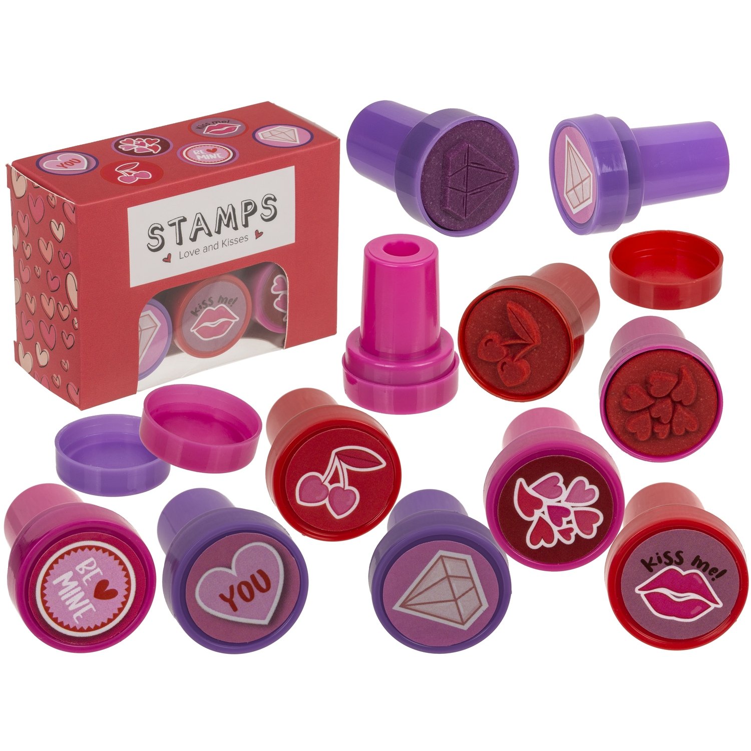Σφραγίδες Φιλιά Και Καρδιές 2.5cm Σετ 6Τμχ Βρες το Σφραγίδες Φιλιά Και Καρδιές 2.5cm Σετ 6Τμχ σε μοναδική τιμή στο clickforshop.gr