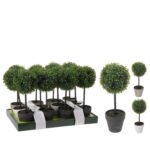 Βρες το Φυτό Τεχνητό ArteLibre Μπάλα Θάμνος Μπόξους Σε Γλαστράκι 38cm Σε 3 Χρώματα σε μοναδική τιμή στο clickforshop.gr