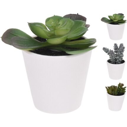 Βρες το Φυτό Τεχνητό ArteLibre Σε Λευκό Γλαστράκι 7x7x15cm Σε 6 Ποικιλίες σε μοναδική τιμή στο clickforshop.gr