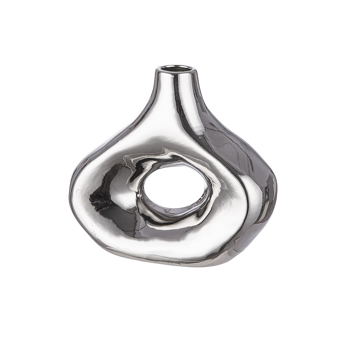 Βάζο ArteLibre Ασημί Κεραμικό 20.5x8.5x18.5cm Βρες το Βάζο ArteLibre Ασημί Κεραμικό 20.5x8.5x18.5cm σε μοναδική τιμή στο clickforshop.gr