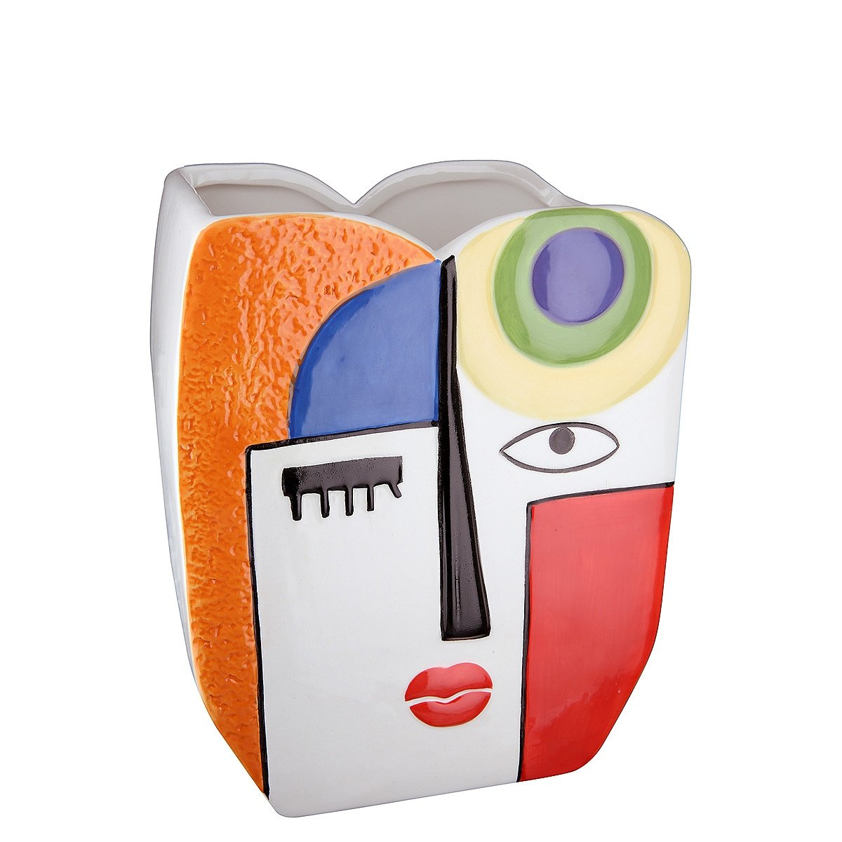 Βάζο ArteLibre Πρόσωπο Πολύχρωμο Κεραμικό 16x10.5x20cm Βρες το Βάζο ArteLibre Πρόσωπο Πολύχρωμο Κεραμικό 16x10.5x20cm σε μοναδική τιμή στο clickforshop.gr