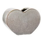 Βρες το Βάζο 'Heart' Κεραμικό Μπεζ 8.5x20x14cm σε μοναδική τιμή στο clickforshop.gr