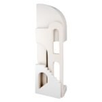 Βρες το Βάζο 'Faccia' Μοτίβο Σπιτιού Σκάλα Κεραμικό Μπεζ 8.5x13x46cm σε μοναδική τιμή στο clickforshop.gr