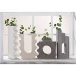 Βάζο ArteLibre Γκρι Κεραμικό 14.5x8x36cm - Image 2