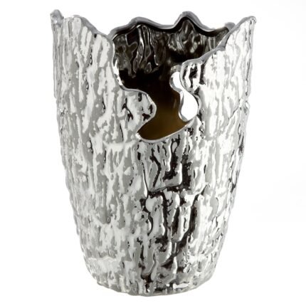 Βρες το Βάζο Κωνικό Κεραμικό Ασημί Χρώμα D13X19Cm D13X19Cm σε μοναδική τιμή στο clickforshop.gr