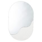 Βρες το Καθρέπτης Τοίχου ArteLibre Οβάλ Λευκό MDF/Γυαλί 32x2x50cm σε μοναδική τιμή στο clickforshop.gr