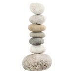 Κηροπήγιο Φυσική Πέτρα Γκρι Φυσικά Χρώματα 11X9X23Cm 11X9X23Cm - Image 2