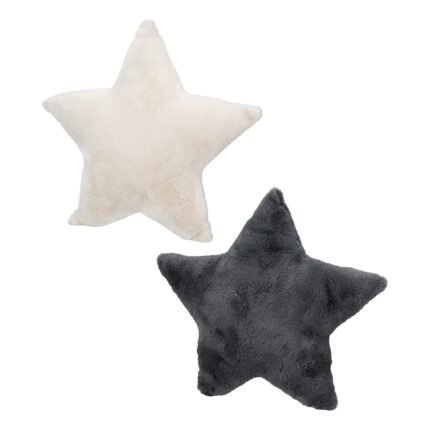 Βρες το Cushion Star Textile Beige Grey 2 Assorted 45X13X43Cm 45X13X43Cm σε μοναδική τιμή στο clickforshop.gr