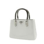 Βρες το Βάζο Handbag "Milan" Κεραμικό Λευκό PU 24.5x11.5x25.5cm σε μοναδική τιμή στο clickforshop.gr
