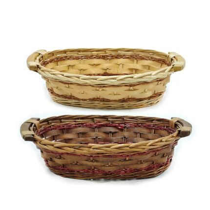 Βρες το Καλάθι Οβάλ 38x28cm Σε 2 Σχέδια σε μοναδική τιμή στο clickforshop.gr