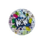 Βρες το Ρολόι Τοίχου ArteLibre 'Wow' Με Γκράφιτι Πολύχρωμο MDF Φ33.8x2cm σε μοναδική τιμή στο clickforshop.gr