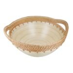 Βρες το Μπολ ArteLibre Εκρού Μπαμπού/Rattan 34.5x30x15cm σε μοναδική τιμή στο clickforshop.gr