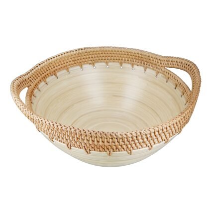 Βρες το Μπολ ArteLibre Εκρού Μπαμπού/Rattan 34.5x30x15cm σε μοναδική τιμή στο clickforshop.gr