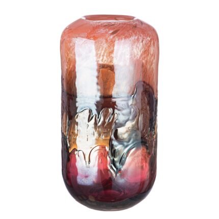 Βρες το Γυάλινο Βάζο 'Apart' Πορτοκαλί/Ροζ 35x20cm σε μοναδική τιμή στο clickforshop.gr