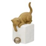 Βρες το Φιγούρα Cat "Charlie" Πολυρεζίνη Brown PU 4 11x7.5x18.5cm σε μοναδική τιμή στο clickforshop.gr