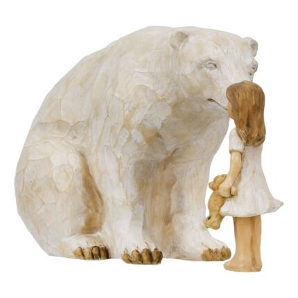 Βρες το Φιγούρα Bear Child "Animal Lover" Child Motif Πολυρεζίνη Ecru PU 20x10x11.5cm σε μοναδική τιμή στο clickforshop.gr