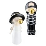 Βρες το Φιγούρα Παιδί 'Bubblegum' Πολυρεζίνη Μαύρο/Λευκό 8.5x9x19cm 2Τμχ σε μοναδική τιμή στο clickforshop.gr