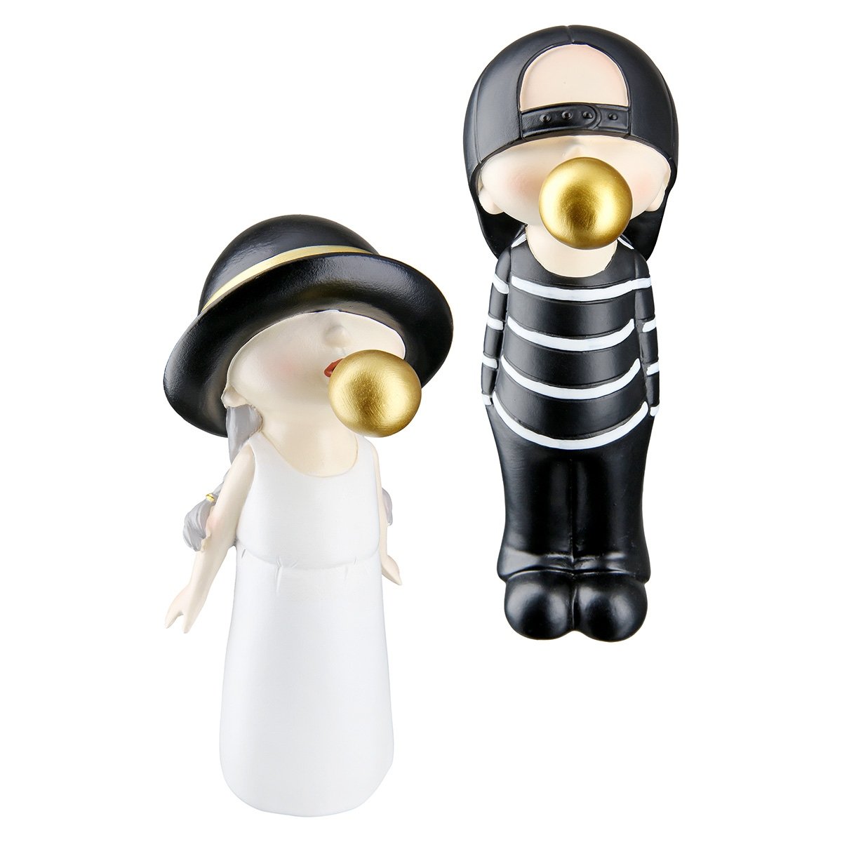 Φιγούρα Παιδί 'Bubblegum' Πολυρεζίνη Μαύρο/Λευκό 8.5x9x19cm 2Τμχ Βρες το Φιγούρα Παιδί 'Bubblegum' Πολυρεζίνη Μαύρο/Λευκό 8.5x9x19cm 2Τμχ σε μοναδική τιμή στο clickforshop.gr