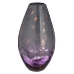 Βρες το Glasart Βάζο Bulbous "Feeling" Γυάλινο Γκρι Violet PU H. 33 cm D. 18 cm σε μοναδική τιμή στο clickforshop.gr