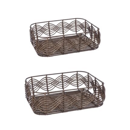 Βρες το Καλάθι Αποθήκευσης Καφέ Ρατάν σε μοναδική τιμή στο clickforshop.gr