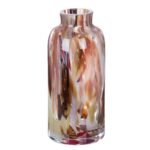 Βρες το Γυάλινο Βάζο 'Roslin' Καφέ/Κόκκινο 22x10cm σε μοναδική τιμή στο clickforshop.gr