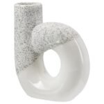 Διάτρητο Βάζο 'Poppy' Κεραμικό Λευκό 5x14x15cm - Image 2