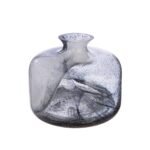 Βρες το Βάζο Κολάρο 'Fumo' Γυαλί Μαύρο/Λευκό 18.5x22cm σε μοναδική τιμή στο clickforshop.gr