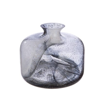 Βρες το Βάζο Κολάρο 'Fumo' Γυαλί Μαύρο/Λευκό 18.5x22cm σε μοναδική τιμή στο clickforshop.gr